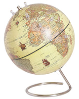 Decorative Globe Yellow 25 cm Modern with Magnets Beliani