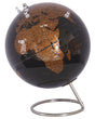 Decorative Globe Black Copper 25 cm Modern with Magnets Beliani