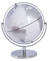 Decorative Globe Silver 22 cm Modern Traditional Beliani