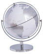 Decorative Globe Silver 22 cm Modern Traditional Beliani
