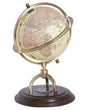 Decorative Vintage Globe Beige 16 cm Traditional Beliani