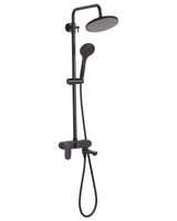 Mixer Shower Set  Black Brass with Rain Function Matt  Finish Glamour Modern Beliani