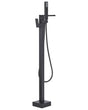 Bath Mixer Tap Black Matt 118 cm Modern Bathroom Accessories  Beliani