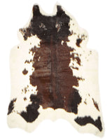 Faux Cowhide Rug Brown Faux Fur 60 x 90 cm Living Room Bedroom Contemporary Beliani