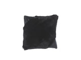 Decorative Cushion Black Faux Fur Shaggy 42 x 42 cm Double Sided Decor Accessories Beliani