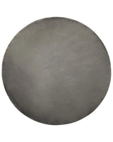 Rug Dark Grey Viscose Round 140 cm Hand Tufted Low Pile Modern Beliani