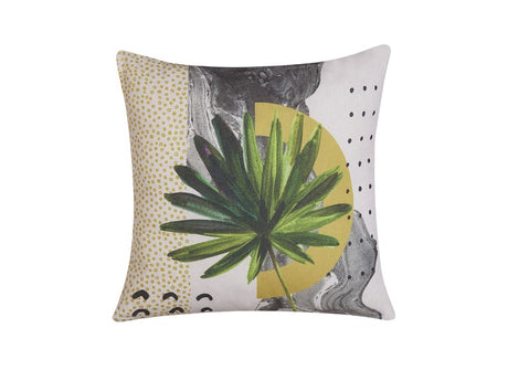 Decorative Cushion Multicolour Nature-Inspired Pattern 45 x 45 cm Modern Décor Accessories Beliani