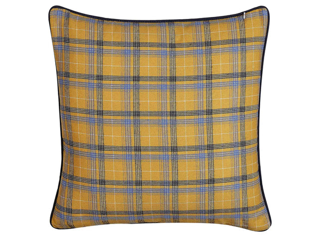 Decorative Cushion Multicolour Chequered Pattern 45 x 45 cm Modern Dcor Accessories Beliani