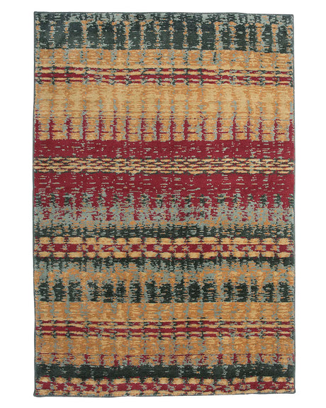 Area Rug Multicolour 140 x 200 cm Flat Weave Beliani
