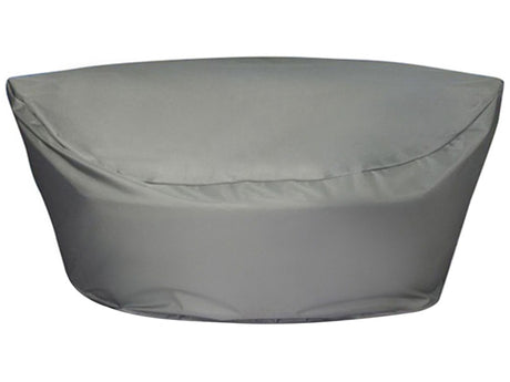 Garden Furniture Cover Grey PVC Fabric 170 x 230 x 75 cm Beliani