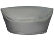 Garden Furniture Cover Grey PVC Fabric 170 x 230 x 75 cm Beliani