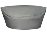 Garden Furniture Cover Grey PVC Fabric 170 x 230 x 75 cm Beliani