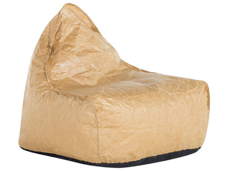 Teardrop Drop Bean Bag Chair Beanbag Brown Gaming Chair Modern Beliani