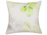 Decorative Cushion Multicolour Leaf Motif Square 45 x 45 cm Modern Dcor Accessories Beliani