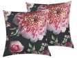 Set of 2 Decorative Cushion Multicolour Flower Print Square 45 x 45 cm Modern Dcor Accessories Beliani
