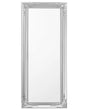 Wall Hanging Mirror Silver 51 x 141 cm Decorative Frame Living Room Classic Vintage French Style Beliani