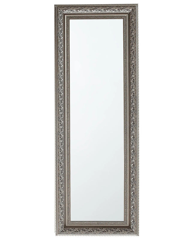 Wall Hanging Mirror Gold 51 x 141 cm Decorative Accent Piece Horizontal Vertical Living Room Bedroom Beliani