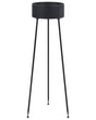 Plant Stand Black Iron 33 x 31 x 88 cm Indoor Outdoor Metal Flower Pot Tripod Legs UV Resistant Modern Industrial Standing Planter Beliani