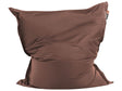 Large Bean Bag Brown Lounger Zip Giant Beanbag Beliani