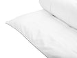 Duvet White Japara Cotton Double Size 200 x 220 cm Quilted Bedding Bedroom Beliani