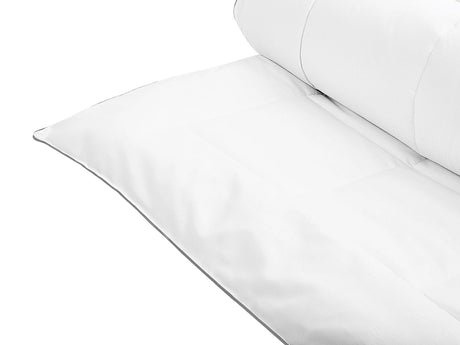 Duvet White Japara Cotton King Size 220 x 240 cm Quilted Bedding Bedroom Beliani