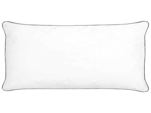 Bed Pillow White Japara Cotton Rectangular 40 x 80 cm Bedroom Cushion Sleeping  Beliani