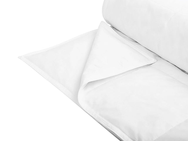 Duvet Japara Cotton Duck Down Filling 155 x 220 cm All-Season Two Layers Double Beliani