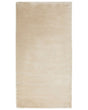 Rug Beige Viscose 80 x 150 cm Hand Tufted Low Pile Modern Beliani