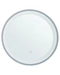 Wall Mirror Round 58 cm LED Lights Anti Fog System Bathroom Accessories Decorative Beliani