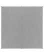 Outdoor Garden Patio Shade Sail Canopy Sunscreen Square 3x3 m Water UV Resistant Grey Beliani