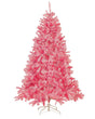 Artificial Christmas Tree Pink Synthetic 210 cm Metal Base Traditional Winter Holiday Decoration Beliani