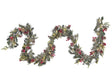 Christmas Garland Green Synthetic Material 270 cm LED Lights Artificial Adjustable Twigs  Beliani