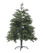 Artificial Christmas Tree Green PVC Metal Base 120 cm Traditional Style Beliani