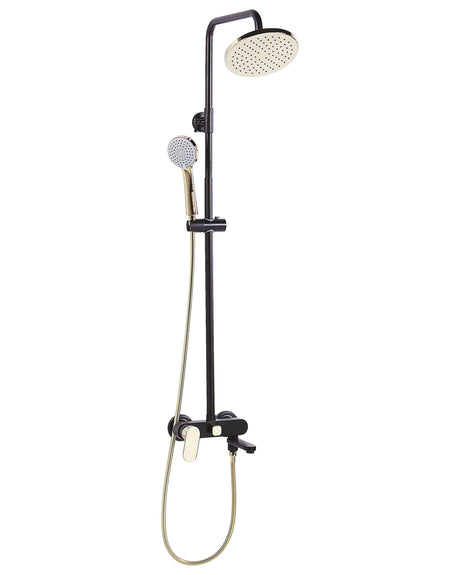 Mixer Shower Set  Brass with Rain Function Matt  Finish Glamour Modern Beliani