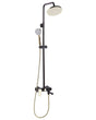 Mixer Shower Set  Brass with Rain Function Matt  Finish Glamour Modern Beliani