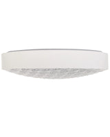 Ceiling Lamp White Iron Integrated LED Lights round Shape Decorative Modern Glamour Lighting Beliani