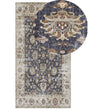 Area Rug Multicolour Polyester and Cotton 80 x 150 cm Oriental Distressed Living Room Bedroom Beliani