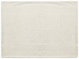 Blanket Off-White Polyester 130 x 180 cm Bedspread Throw Golden Star Pattern Living Room Bedroom Beliani