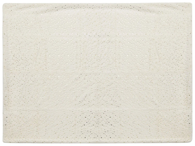 Blanket Off-White Polyester 150 x 200 cm Bedspread Throw Golden Star Pattern Living Room Bedroom Beliani