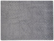 Blanket Grey Polyester 130 x 180 cm Bedspread Throw Golden Star Pattern Living Room Bedroom Beliani