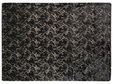 Blanket Black Polyester 150 x 200 cm Bedspread Throw Golden Marble Pattern Living Room Bedroom Beliani