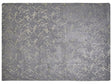 Blanket Grey Polyester 150 x 200 cm Bedspread Throw Golden Marble Pattern Living Room Bedroom Beliani
