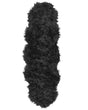 Faux Sheepskin Black Acrylic 60 x 180 cm Glam Fur Fluffy Bedroom Living Room Beliani
