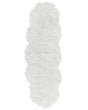 Faux Sheepskin White Acrylic 60 x 180 cm Glam Fur Fluffy Bedroom Living Room Beliani