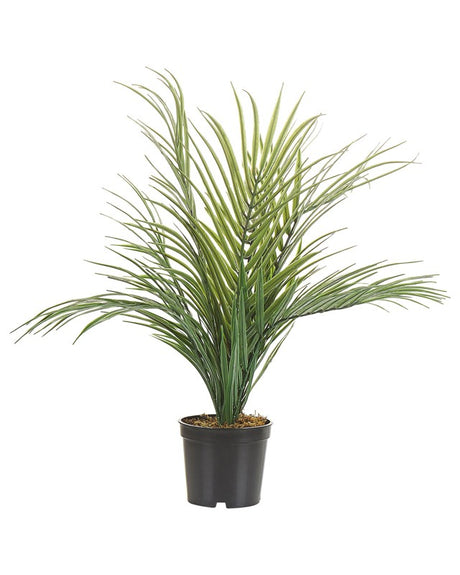 Artificial Potted Plant Green and Black Synthetic Material 45 cm Fake Areca Palm Decorative Indoor Accessory Beliani