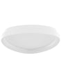 Ceiling Lamp White Steel Acrylic Integrated LED Lights Triangle Shape Decorative Modern Lighting Beliani