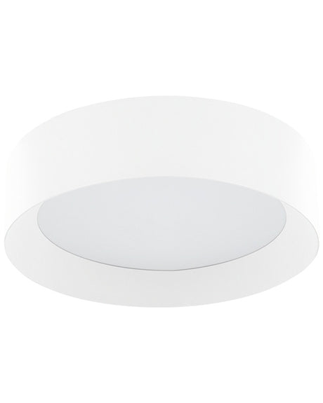 Ceiling Lamp White Steel Acrylic Integrated LED Lights Round Shape Decorative Modern Lighting Beliani