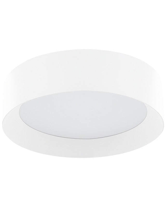 Ceiling Lamp White Steel Acrylic Integrated LED Lights Round Shape Decorative Modern Lighting Beliani