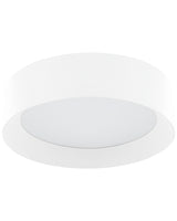 Ceiling Lamp White Steel Acrylic Integrated LED Lights Round Shape Decorative Modern Lighting Beliani