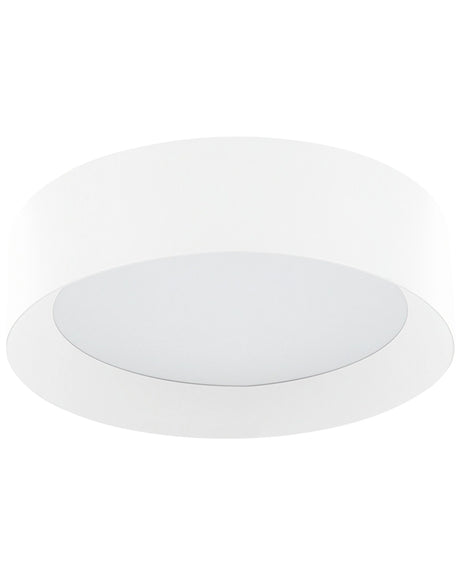 Ceiling Lamp White Steel Acrylic Integrated LED Lights Round Shape Decorative Modern Lighting Beliani